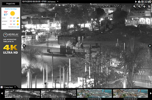 us relay construction cameras live interactive images in high definition plus at night